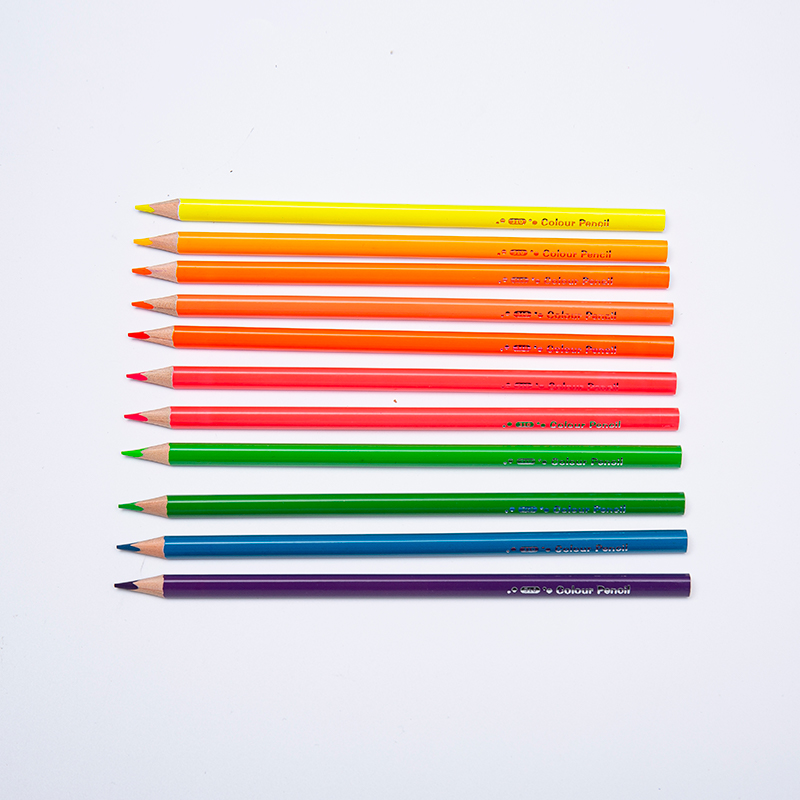 Lápices de Colores de Madera Triangulares para Dibujo